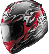 Clearance! ARAI VECTOR WEB RED HELMET