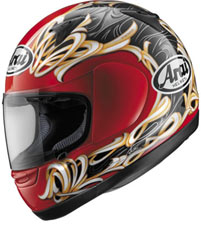 ARAI QUANTUM 2 SWIRL RED HELMET