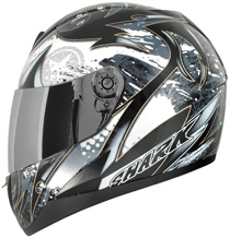 Shark S650 Rokx Black/White/Grey Helmet