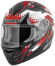 Shark S650 Rokx Matte Black/White/Red Helmet