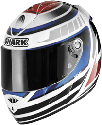 Shark RSR 2 Indy White/Blue/Red Helmet