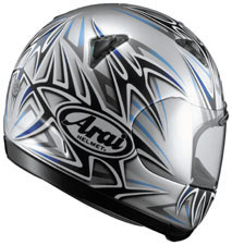 ARAI QUANTUM 2 TATTOO SILVER HELMET