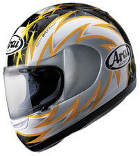 ARAI QUANTUM 2 VOLTAGE YELLOW HELMET