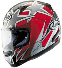 ARAI PROFILE CARR FREEDOM RED HELMET