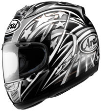 ARAI RX7 CORSAIR - EDWARDS 9-STARS BLACK