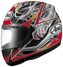 ARAI RX7 CORSAIR WRAITH RED