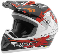 KBC Super X Menace Red Helmet