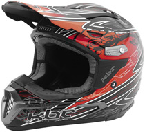 KBC PRO X Backfire Red Helmet