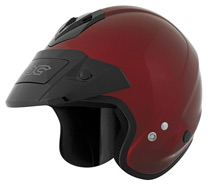 KBC Tour-Com Dark Metallic Red Helmet