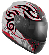 KBC VR-1X Tribal Red/Black Helmet