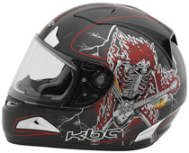 KBC Force RR Rocker Black/Red Helmet