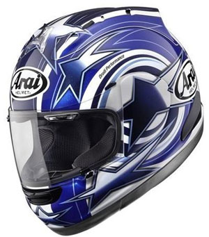 Arai Corsair V Edwards Replica Blue Helmet