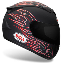 Bell Double Crossed Red Apex Helmet