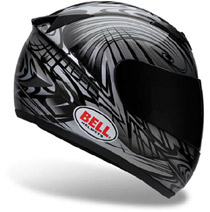 Bell Edge Black/Silver Apex Helmet