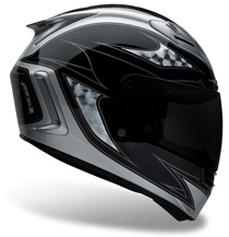 Bell Contra Black/Silver Star Helmet