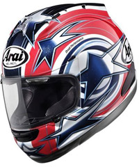 Arai Corsair V Edwards Replica Red Helmet