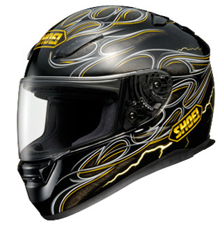 Shoei RF-1100 Firestrike TC-3 (Yellow)  Helmet