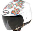 Suomy Jet Light White Flowers Helmet