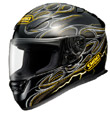 Shoei RF-1100 Firestrike TC-3 (Yellow)  Helmet